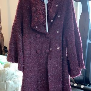 Urchin front snap sweater jacket. Worn once. Retsil‎ 100